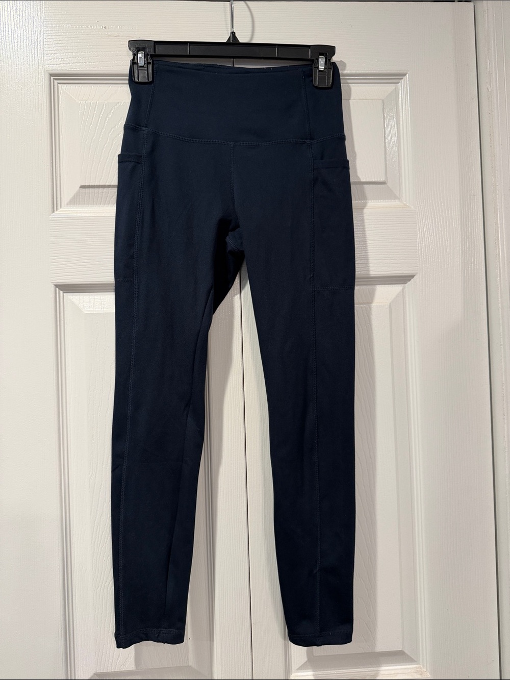 Danskin Navy High-Waist Active Leggings with Side Pockets XS